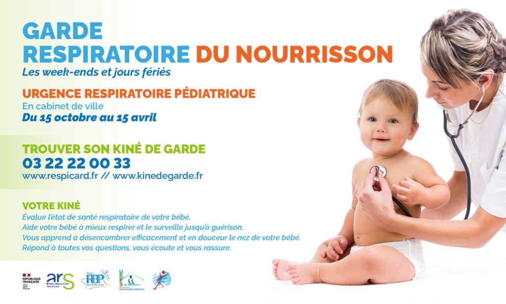 trouver un kiné de garde pour les gardes respiratoires de votre nourrisson
